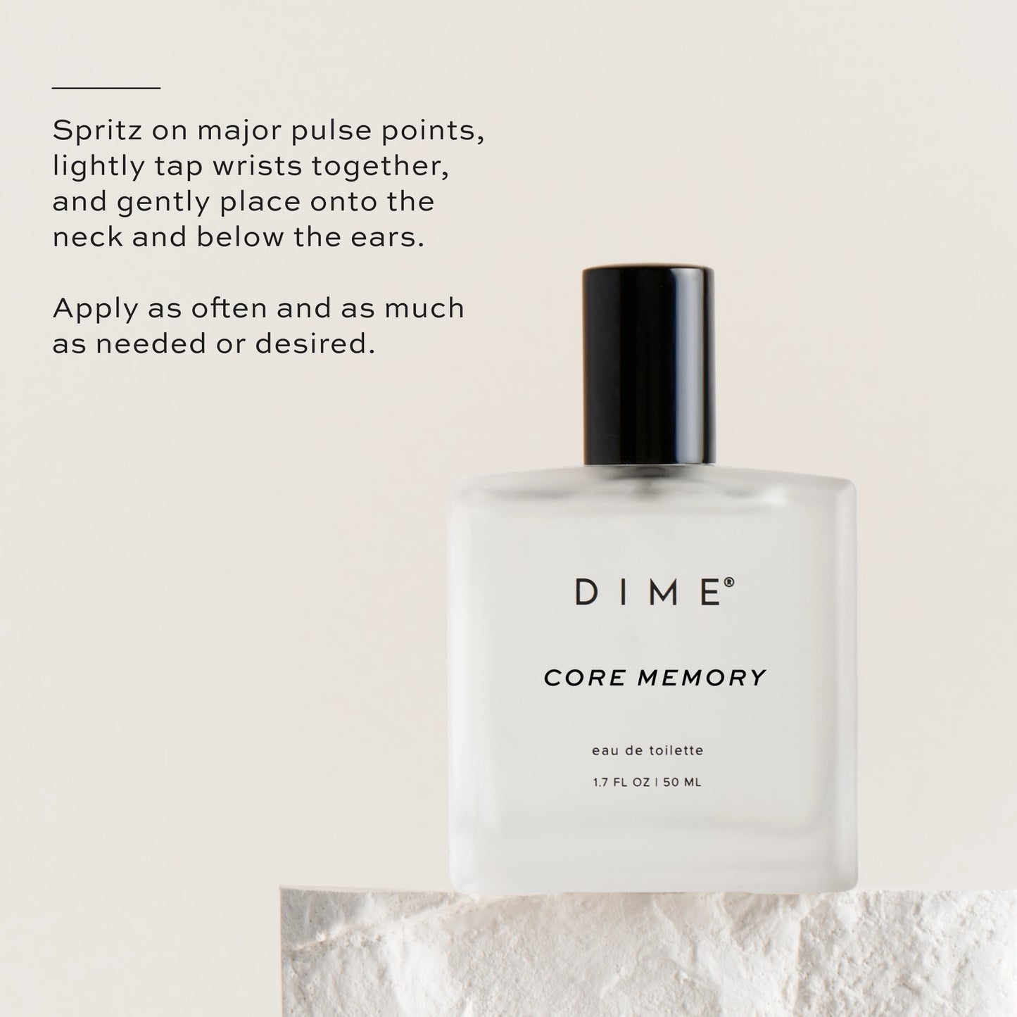 spritz on major pulse points