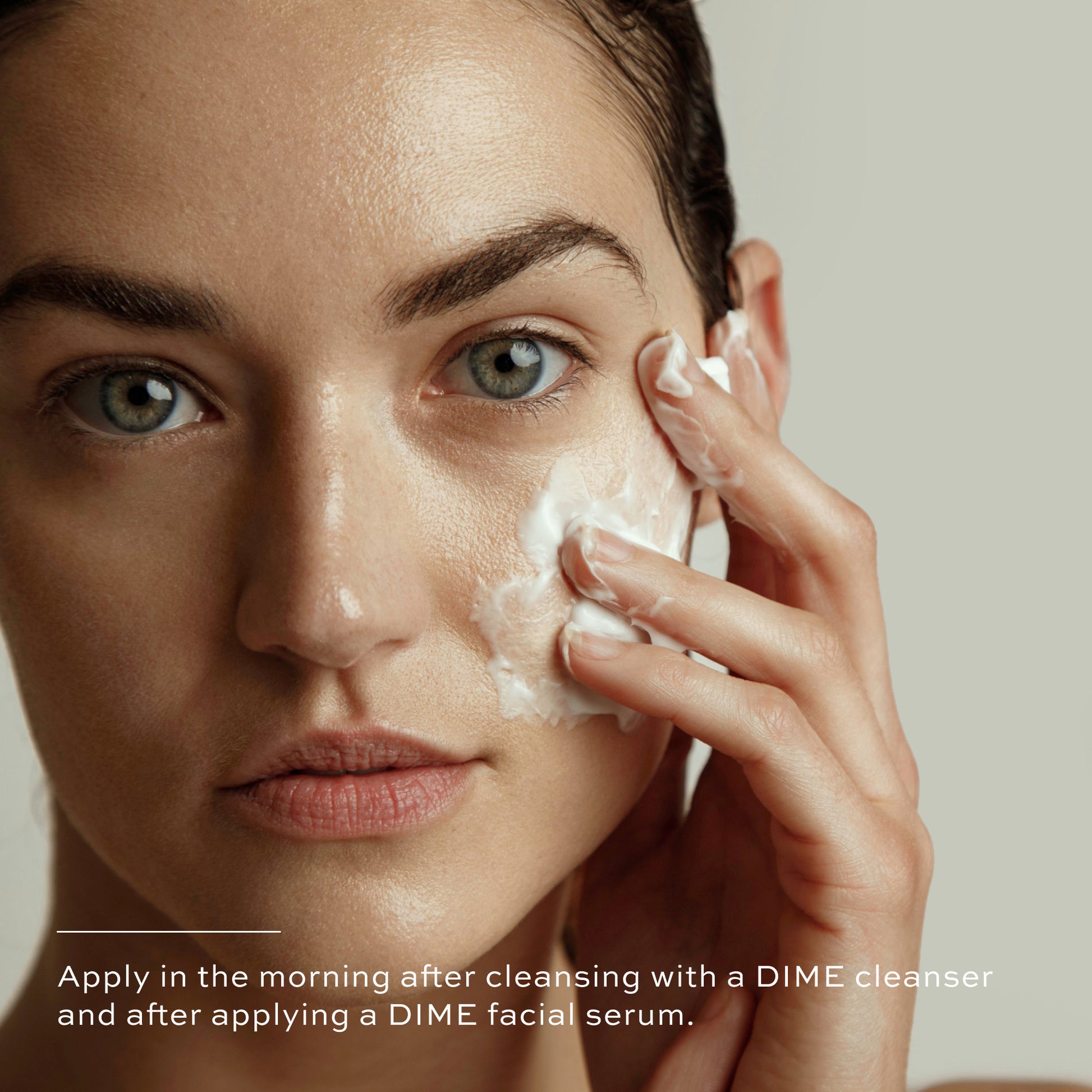 Apply in the mornin after cleansing