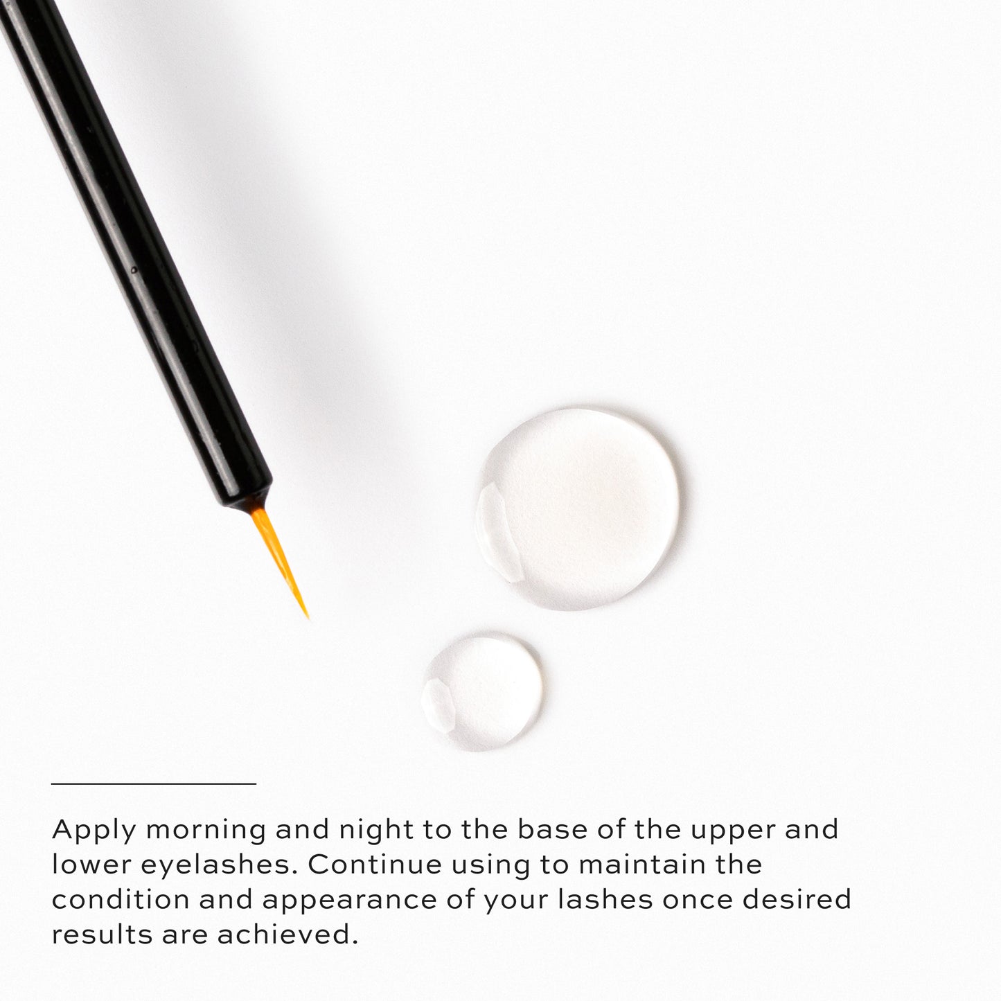 Apply morning and night