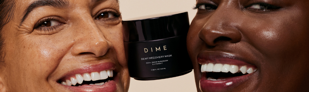 girl holding product