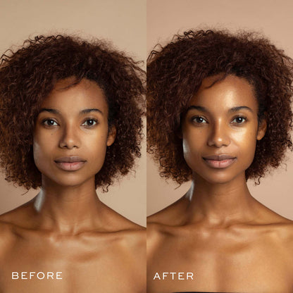 before and after of wonderscreen application